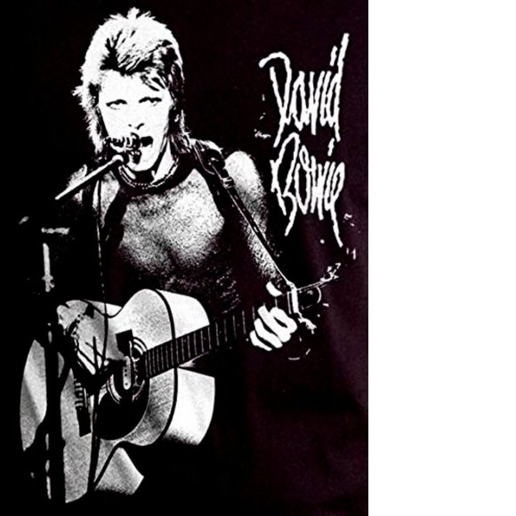 David Bowie Live glam punk rock Official cotton T-Shirt XL NWT - Picture 2 of 2